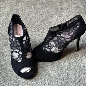 Kate Spade Florentina Lace Peep Toe